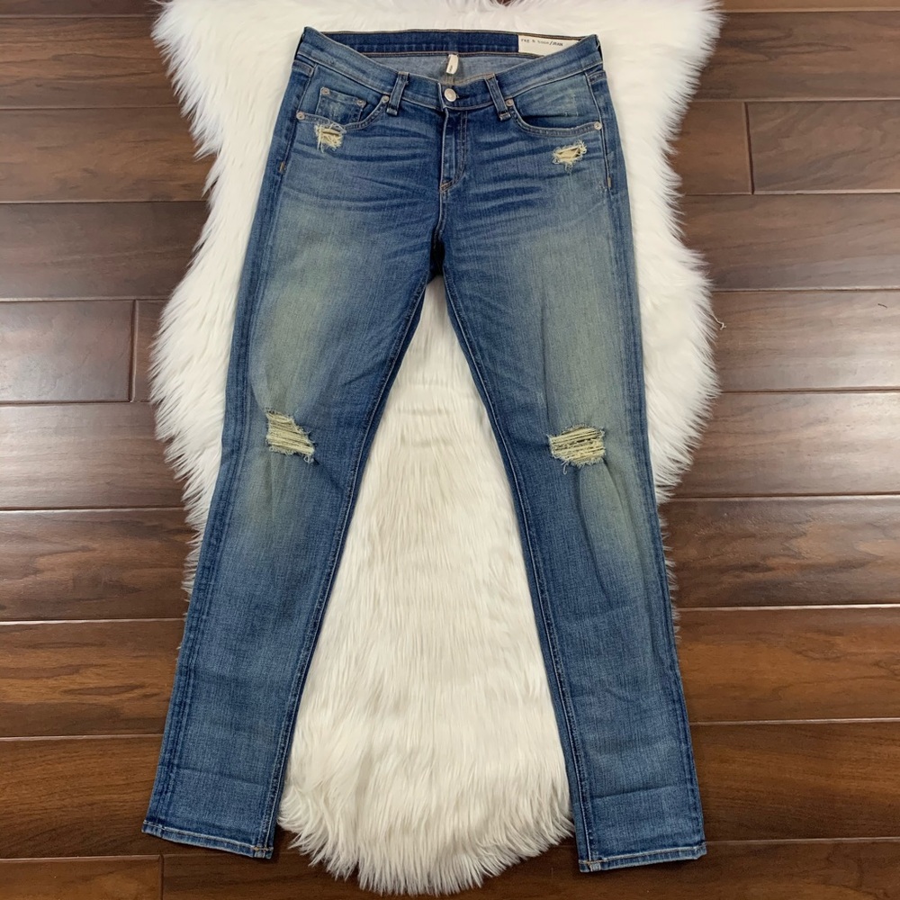 Rag & Bone Size 25 Wembly The Dash Slouchy Skinny Jeans